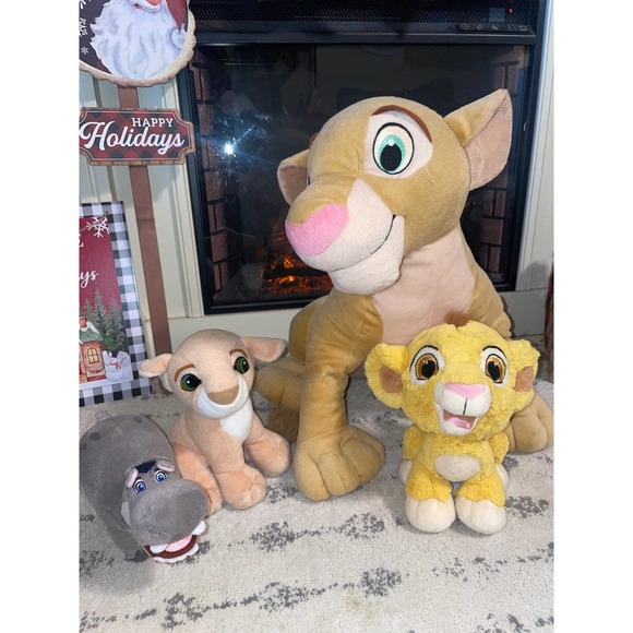 Disney’s The Lion King plush Bundle Disney Vintage Nala Stuffed - Picture 1 of 10